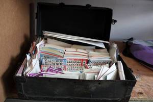 lot 131 image: Case full of Bingo Cards