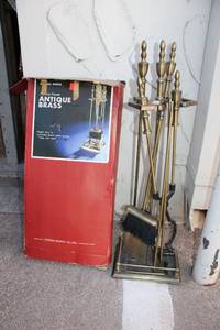 lot 142 image: 2 Sets of Fireplace Tools