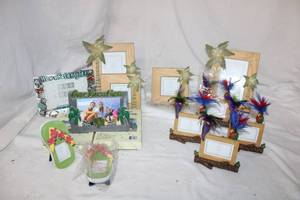 lot 185 image: Fun Summer Picture Frames, Various Sizes, Look New
