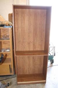 lot 45 image: Bookcase with adjustable shelves - 30W x 1ft. X 6ft.