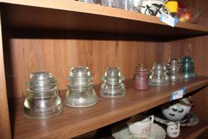 lot 70 image: Collection of Vintage Glass Insulators