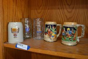lot 153 image: Handled Beer Mugs