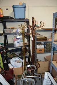 lot 223 image: Walker and Two Coat Racks