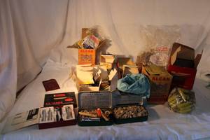 lot 170 image: Shotgun Shells (mostly empty) and Reloading Kit