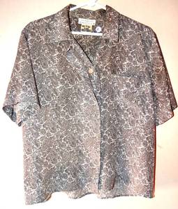 lot 9 image: Rena Rowan for Saville PAISLEY Blouse Vintage Size 12