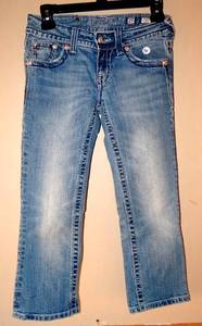 lot 74 image: MISS ME STYLE WOMENS CAPRI JEANS - SIZE 25 $$$
