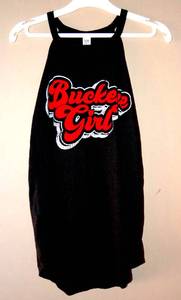 lot 93 image: SHELLY LOUS LIDS BLACK TANK TOP - WOMENS OHIO STATE BUCKEYE GIRL - SIZE XS