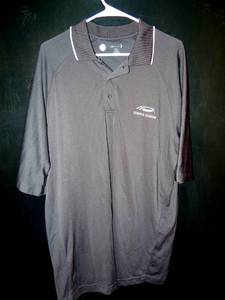 lot 108 image: RARE COWBOYS STADIUM EVENT STAFF GOLF STYLE SHIRT - GRAY - SIZE XXL