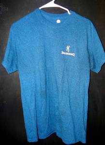 lot 109 image: JOHN M BROWNING FIREARMS COMPANY T-SHIRT - SIZE MEDIUM