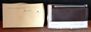 lot 116 image: ROLES AUTHENTIC LEATHER WOMENS CREDIT CARD PURSE - NEW WTAGS