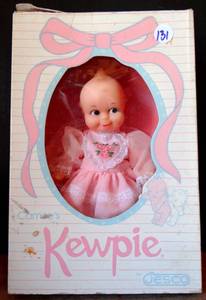 lot 131 image: BIG $ ITEM - Vintage 1964 Kewpie Cameo Baby Doll by Jesco New In Box