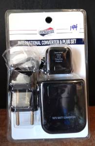 lot 144 image: AMERICAN TOURISTER 1875W INTERNATIONAL PLUG CONVERTER