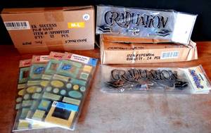 lot 151 image: CRAFTERS LOT - ASSORTED STICKERS AS SHOWN