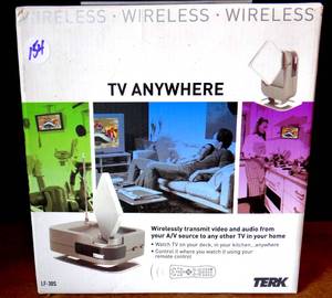 lot 154 image: Terk Tv Anywhere Wireless Transmitter Lf-30S In Box $$