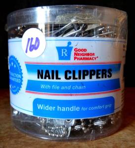 lot 160 image: NEW Good Neighbor Pharmacy 50 PC NAIL CLIPPERS