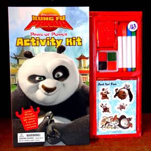 lot 163 image: NEW KUNG FU PANDA PAWS OF POWER ACTIVITY KIT