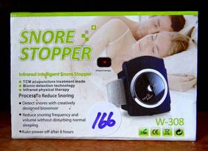lot 166 image: Infrared Intelligent Snore Stopper W-308 Process to Reduce Snoring - NIB