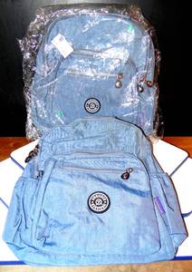 lot 188 image: NEW - NICE JEAN STYLE BACKPACK (YOU GET THE SEALED ONE  OTHER FOR DISPLAY