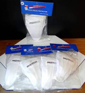 lot 191 image: NEW LOT OF 5 - PRO GUARD YOUTH Pelvic Protector  LARGE 22-26