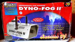 lot 195 image: American DJ ADJ Dyno Fog II 1000W Fog Machine $$$