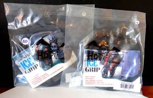lot 210 image: Hot Headz No-Slip Ice Grip Shoe Attachments - Snow Ice Mud Cleats - LOT OF 2