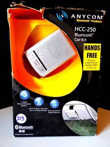 lot 213 image: NIP - AnyCom HCC-250 Hands Free Bluetooth Car Kit