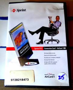 lot 215 image: SPRINT PCS CONNECTION CARD - AIR CARD 580