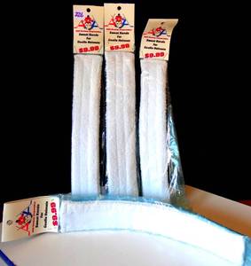 lot 226 image: LOT OF 4 - AAA HOCKEY CORPORATION GOALIE HEAD BAND FOR HELMETS