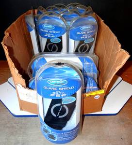 lot 235 image: New Game Dr Glare Shield For Sony Psp Prevents Screen Glare Automatic Pop Up - CASE OF 13 (EBAY PRICE $12 EACH)