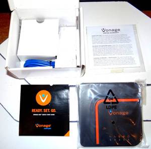 lot 240 image: NIB - VONAGE BOX Phone Adapter Model VDV23-VD $$