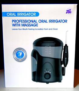 lot 256 image: PROFESSIONAL ORAL IRRIGATOR WITH MASSAGE - NEW IN BOX $$