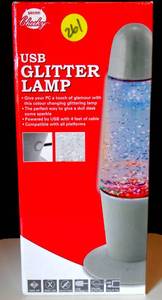 lot 261 image: Dream Cheeky 089 USB Connected Glitter Lamp - NIB