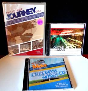 lot 267 image: Vacation Bible School 2009 On the Move Journey DVD AND CDs