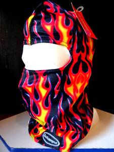 lot 330 image: SCHAMPA RED FLAMED HEAD COVER - LYCRA STRETCH - NEW WTAGS