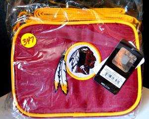 lot 347 image: WASHINGTON REDSKINS Crossbody Bag-Cell Phone Purse wTouch Screen - Fits all phones- by Charm14 $17.49 (RARE AS THE TEAM ARE NOW THE WASHINGTON COMMANDERS)