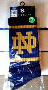 lot 353 image: NIP - NOTRE DAME NAVY PREMIUM CREW SOCKS ML NEW (RETAIL $17.99)