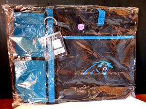 lot 372 image: NFL - CAROLINA PANTERS Carry All Tote by Charm14. $29.99 NIP