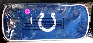 lot 382 image: Charm14 - NFL.COM LICENSED - INDIANAPOLIS COLTS Unisex Travel Case Oversized Toiletry kit to fit all your needs. 12 W x 5.5 H x 6 D