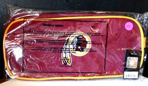 lot 390 image: Charm14 - NFL.COM LICENSED - RARE WASHINGTON REDSKINS Unisex Travel Case Oversized Toiletry kit to fit all your needs. 12 W x 5.5 H x 6 D