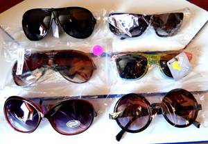 lot 396 image: ASSORTMENT OF NEW SUNGLASSES AS SHOWN (LOT OF 6)