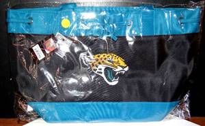 lot 403 image: NFL -JACKSONVILLE JAGUARS Lunch Tote wEmbroidered Logo - NIP (RETAIL $20.99)