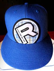lot 419 image: BLUE BALL CAP AS SHOWN - EMBROIDERED R