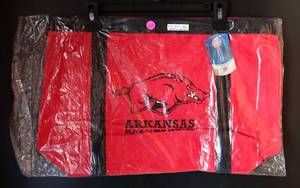 lot 428 image: NCAA LICENSED - ARKANSAS RAZORBACKS A&M BEACH TOTE