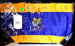 lot 431 image: NCAA - LSU TIGERS Lunch Tote wEmbroidered Logo - NIP (RETAIL $20.99)