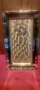 lot 52 image: Vintage 1976 WMF-IKORA 14 silver plate serving tray made in Germany