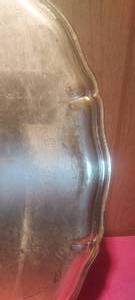 lot 53 image: Vintage 1970s WMF-IKORA 17 silverplate serving tray made in Germany