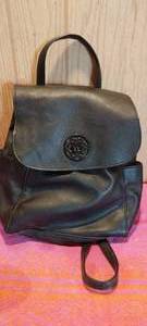lot 64 image: Nanette Lepore faux leather snap backpack purse