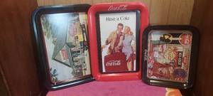 lot 75 image: Assortment of Coca-Cola trays
