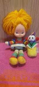lot 88 image: Vintage original 1983 Hallmark 12 Rainbow Brite plush doll with velcro hands