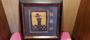 lot 125 image: 17.5 x 17.5 wall art